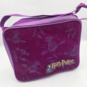 Vintage Harry Potter Lunchbox Thermos Brand‎ Bertie Botts 2001 Soft Purple Strap